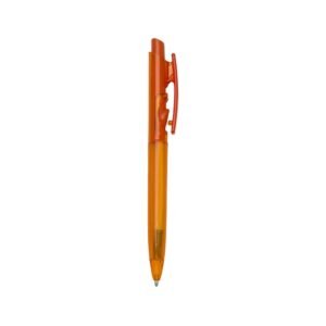 CANETA C/ CARGA PRETA - LARANJA