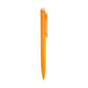 CANETA PLÁSTICA - LARANJA