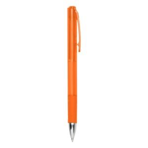 CANETA PLÁSTICA - LARANJA