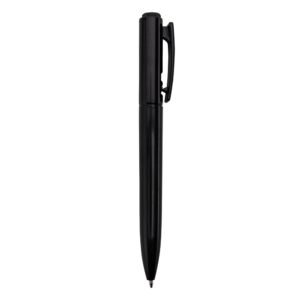 CANETA PLÁSTICA LEITOSA - PRETO
