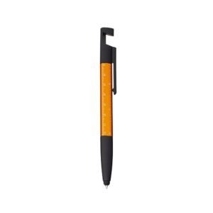 CANETA PLÁSTICA MULTIFUNÇÕES - LARANJA