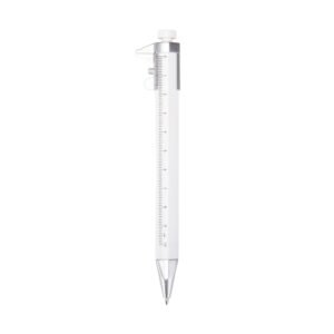 CANETA PLÁSTICA PAQUIMETRO - BRANCO