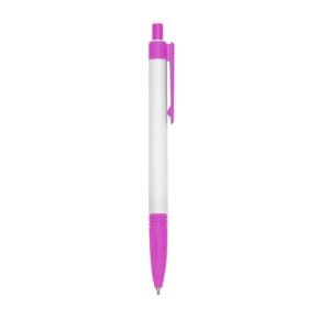 CANETA PLÁSTICA - ROSA