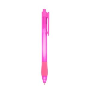 CANETA PLÁSTICA - ROSA