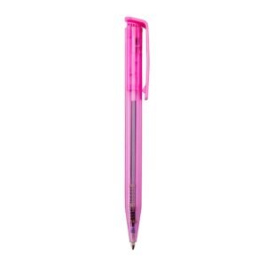 CANETA PLÁSTICA - ROSA