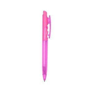 CANETA PLÁSTICA - ROSA