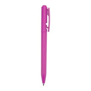 CANETA PLASTICA - ROSA