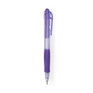 CANETA PLASTICA TRANSLUCIDA - ROXO
