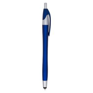 CANETA PLÁSTICA TOUCH - AZUL