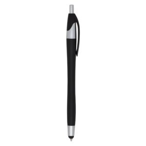 CANETA PLÁSTICA TOUCH - PRETO