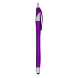 CANETA PLÁSTICA TOUCH - ROXO