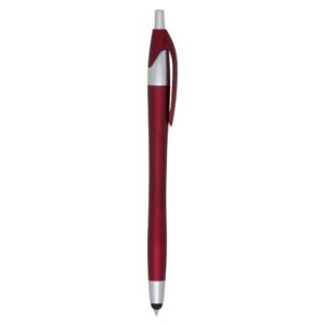 CANETA PLÁSTICA TOUCH - VERMELHO