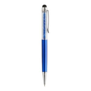 CANETA PLÁSTICA TOUCH - AZUL