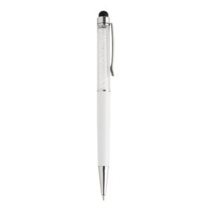 CANETA PLÁSTICA TOUCH - BRANCO