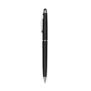 CANETA PLÁSTICA COM TOUCH - PRETO