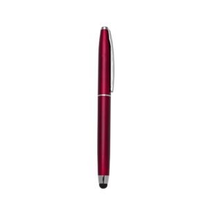 CANETA PLÁSTICA TOUCH - VERMELHO