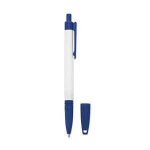 CANETA PLÁSTICA C/ CORDÃO - BRANCO