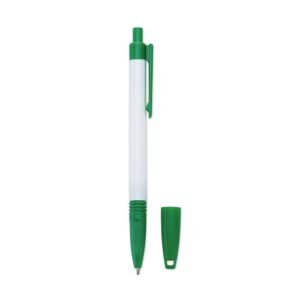 CANETA PLÁSTICA C/ CORDÃO - BRANCO