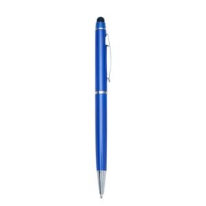 CANETA METAL C/ TOUCH - AZUL