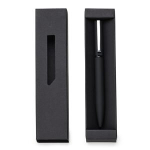CANETA METAL C/ BOX DE PAPEL - PRETO