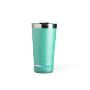 COPO TÉRMICO 400ML COM CAIXA DE SOM - AZUL
