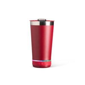 COPO TÉRMICO 400ML C/ CAIXA DE SOM - VERMELHO
