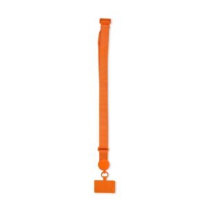 CORDÃO PARA CELULAR POLIÉSTER - LARANJA