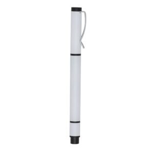 CANETA METAL C/ MARCA TEXTO - BRANCO