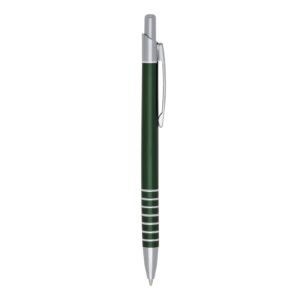 CANETA METAL C/ 7 ANEIS - VERDE