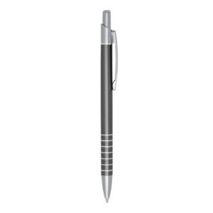 CANETA METAL C/ 7 ANEIS - PRATA