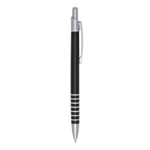 CANETA METAL C/ 7 ANEIS - PRETO