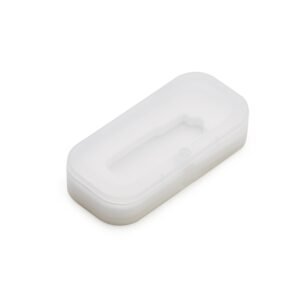 ESTOJO PLASTICO P/ PEN DRIVE GIRATORIO - TRANSPARENTE