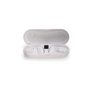 FONE DE OUVIDO BLUETOOTH COM CASE CARREGADOR - BRANCO