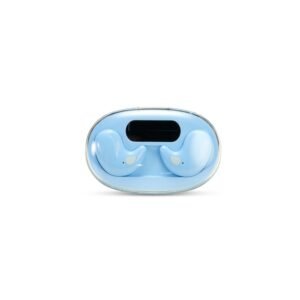 FONE DE OUVIDO BLUETOOTH COM CASE CARREGADOR - AZUL
