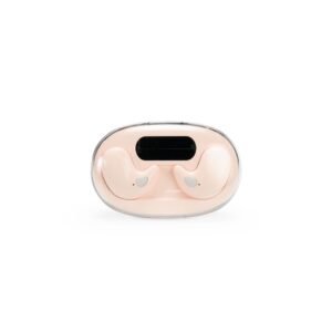 FONE DE OUVIDO BLUETOOTH COM CASE CARREGADOR - ROSA