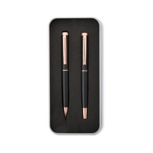 KIT CANETA ESFEROGRÁFICA E ROLLER - PRETO