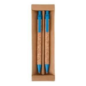 KIT ECOLÓGICO CANETA E LAPISEIRA CORTIÇA - BEGE