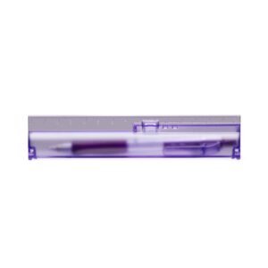 KIT ESTOJO COM CANETA PLÁSTICO - ROXO