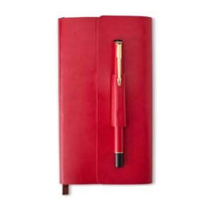 KIT PARA ANOTAÇÕES COM CANETA - VERMELHO
