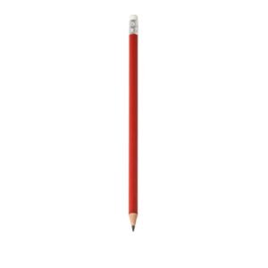 LÁPIS COM BORRACHA - VERMELHO