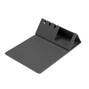 MOUSE PAD C/ SUPORTE CELULAR E CANETA - CINZA