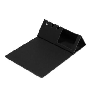 MOUSE PAD C/ SUPORTE CELULAR E CANETA - PRETO