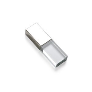 PEN DRIVE VIDRO 4 GB - TRANSPARENTE