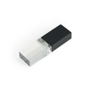 PEN DRIVE VIDRO 4 GB - TRANSPARENTE