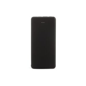 POWER BANK 10.000MAH COM INDICADOR LED - PRETO