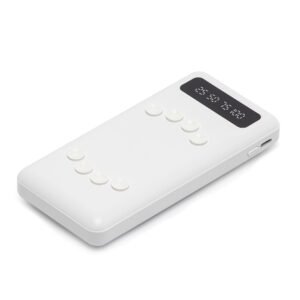 POWER BANK 10.000MAH C/ LANTERNA E MULTISSAÍDAS - BRANCO