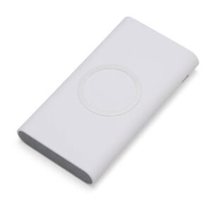 POWER BANK 8000MAH C/ INDUÇÃO - BRANCO