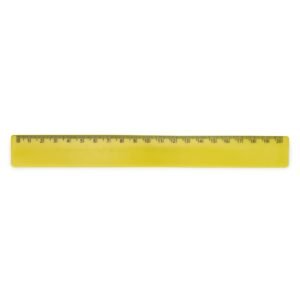 RÉGUA PLÁSTICA 20CM - AMARELO