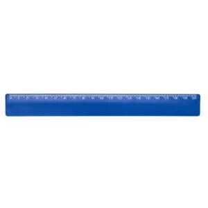 RÉGUA PLÁSTICA 20CM - AZUL
