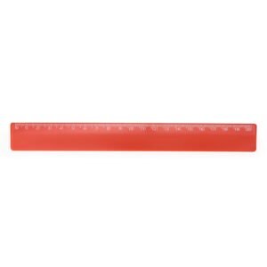 RÉGUA PLÁSTICA 20CM - LARANJA